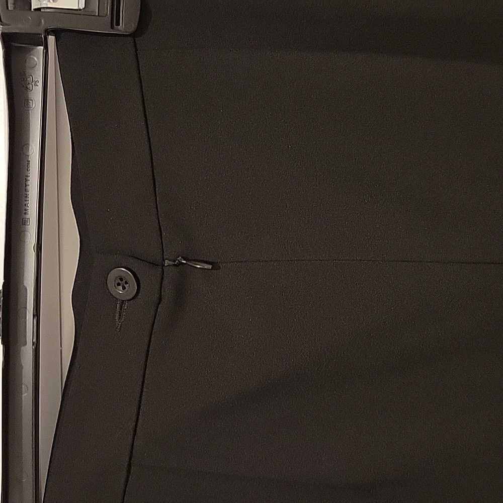 Liz Claiborne Front Slit Elegant Black Skirt - Picture 6 of 10